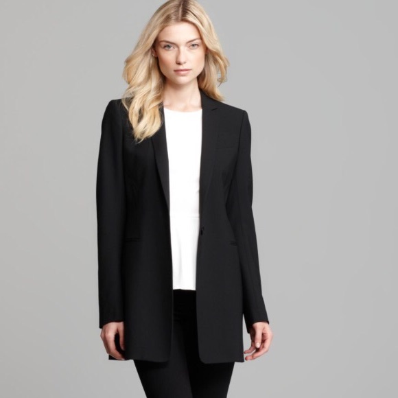 theory long blazer